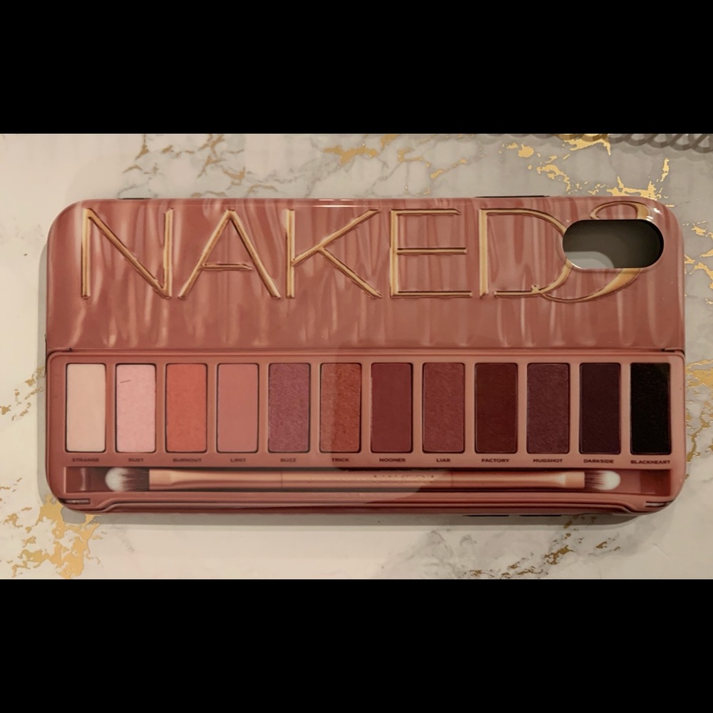 Pink IPhone XS MAX Soft material MAKEUP Phone Case - Picture 2 of 5